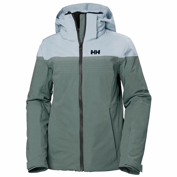 Women\'s Helly Hansen W Motionista Lifaloft Insulated Ski Jackets Grey | 762-NKRQSY