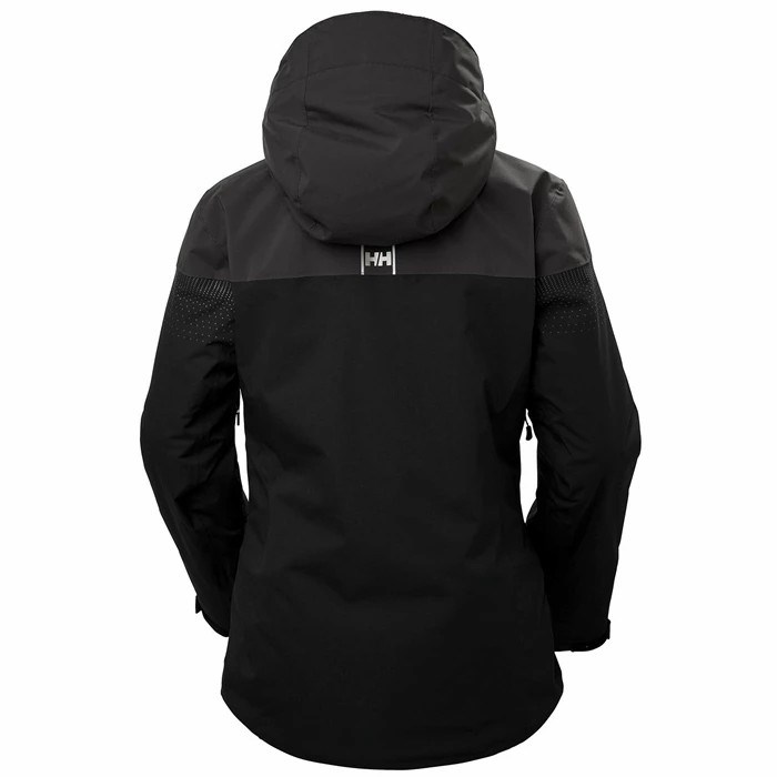 Women's Helly Hansen W Motionista Lifaloft Insulated Ski Jackets Black | 839-GNIZCU