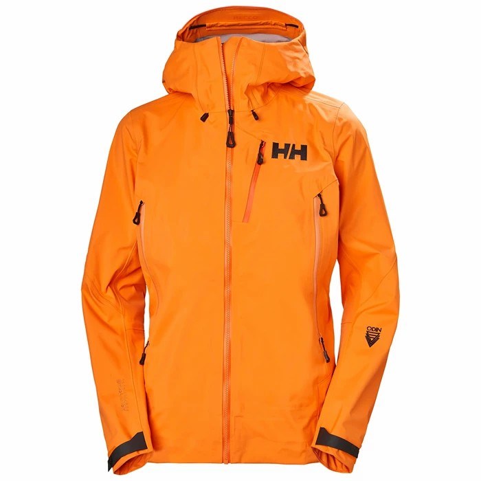 Women\'s Helly Hansen W Odin 9 Worlds 2.0 Hiking Jackets Orange | 258-YHUGDF