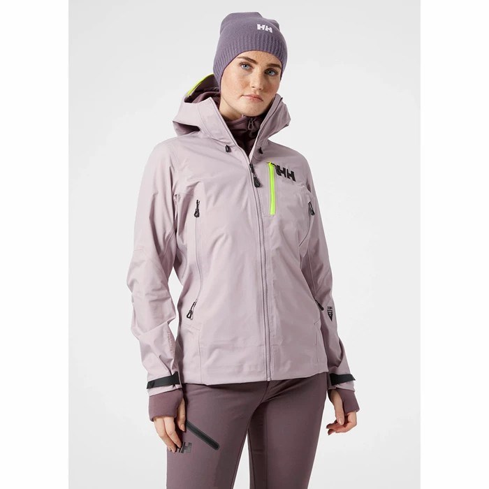 Women's Helly Hansen W Odin 9 Worlds 2.0 Hiking Jackets Grey | 740-RKTAWZ