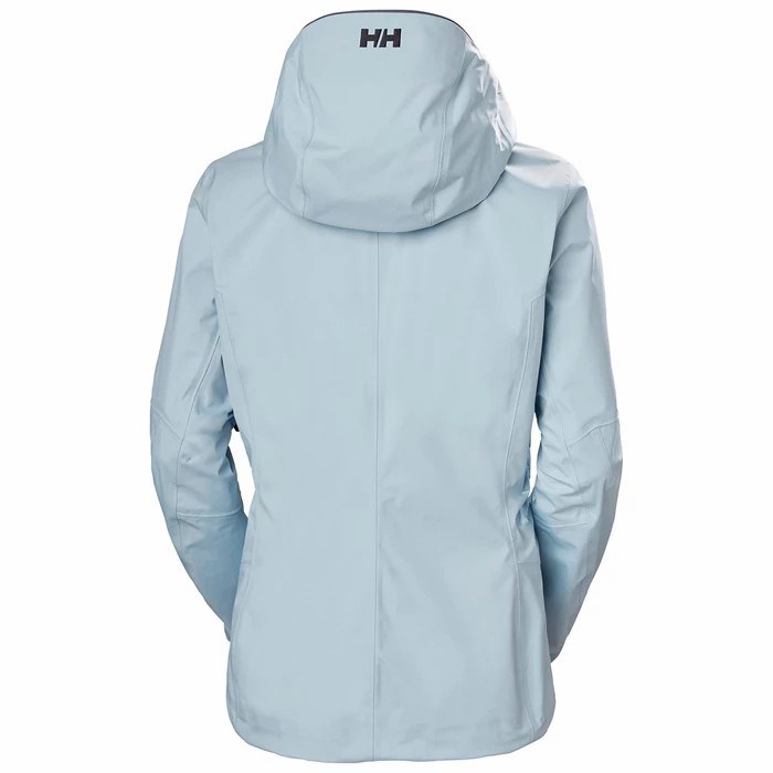 Women's Helly Hansen W Odin 9 Worlds 2.0 Ski Jackets Grey / Blue | 921-EIHFGS