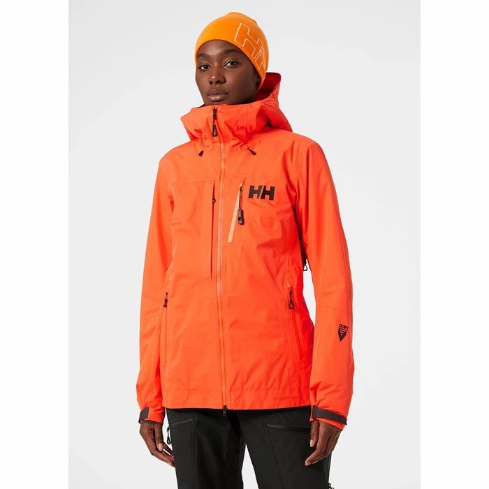 Women's Helly Hansen W Odin Infinity Insulated Jkt Outdoor Jackets Orange | 216-BFMUTN