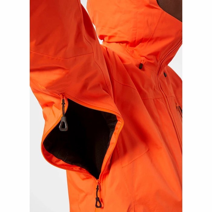 Women's Helly Hansen W Odin Infinity Insulated Jkt Outdoor Jackets Orange | 216-BFMUTN