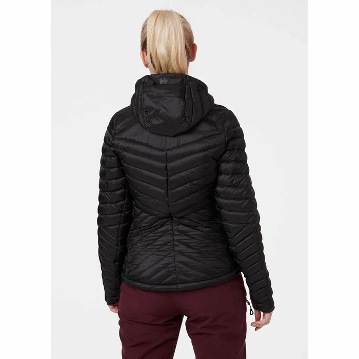 Women's Helly Hansen W Odin Lifaloft Hybrid Ski Jackets Black | 196-JLCUKO