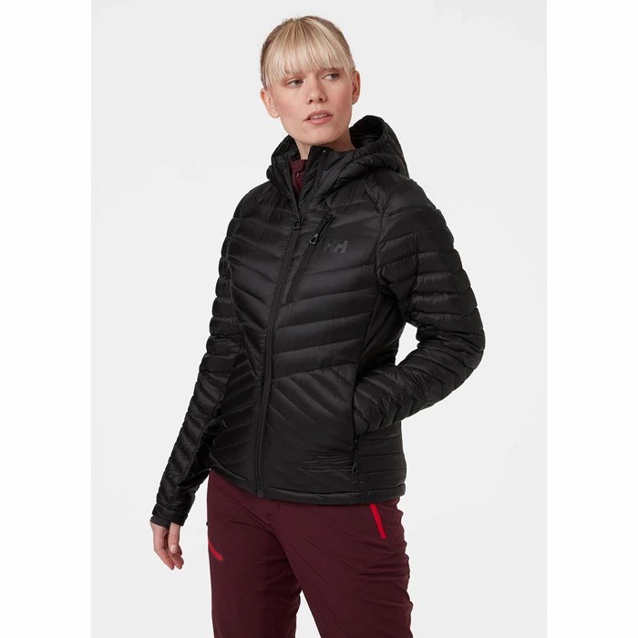 Women's Helly Hansen W Odin Lifaloft Hybrid Outdoor Jackets Black | 236-MPREHQ