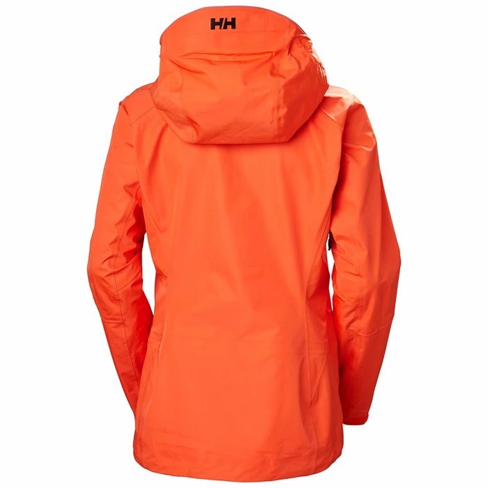 Women's Helly Hansen W Odin Mountain Infinity 3l Shell Jackets Orange / Grey | 027-QYWAFZ