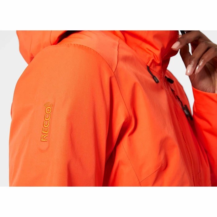 Women's Helly Hansen W Odin Mountain Infinity 3l Shell Jackets Orange / Grey | 027-QYWAFZ