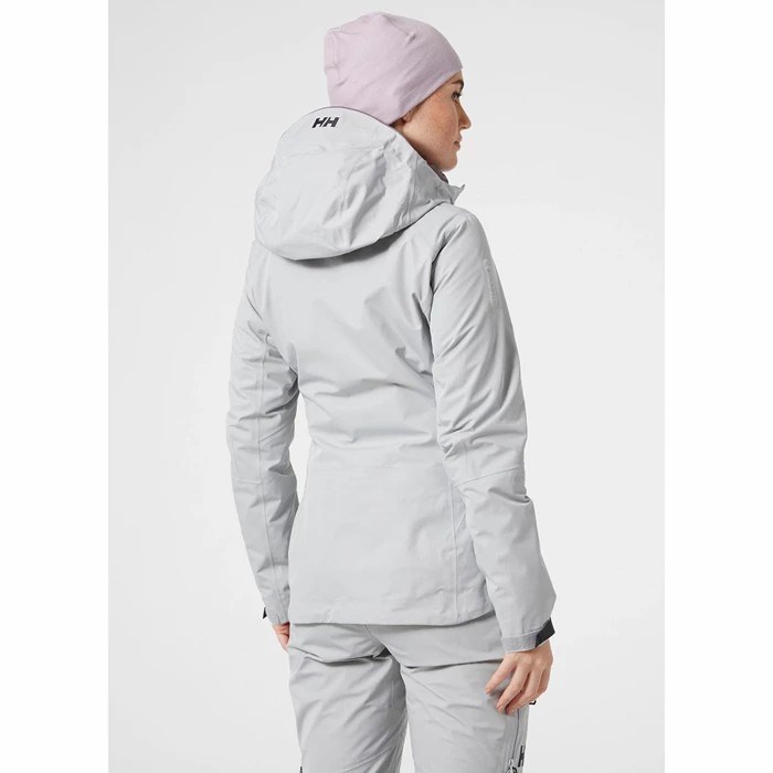 Women's Helly Hansen W Odin Mountain Infinity 3l Shell Jackets Grey | 047-ILHOPK