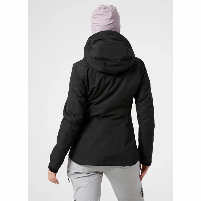 Women's Helly Hansen W Odin Mountain Infinity 3l Ski Jackets Black | 148-RZNLIW