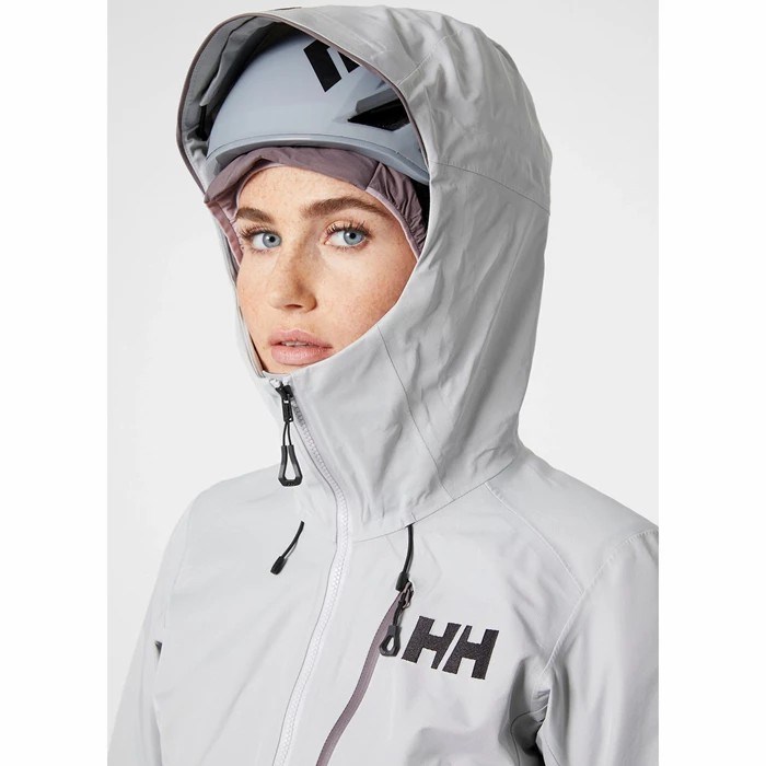 Women's Helly Hansen W Odin Mountain Infinity 3l Ski Jackets Grey | 209-ZAGBTY