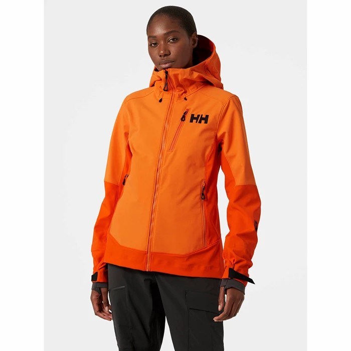 Women's Helly Hansen W Odin Mountain Soft Outdoor Jackets Brown | 589-XWVPSJ