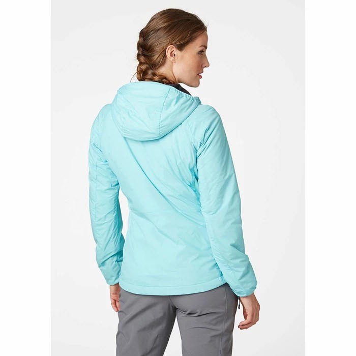 Women's Helly Hansen W Odin Stretch Hooded Light In Midlayer Jackets Blue | 023-HTGIYU