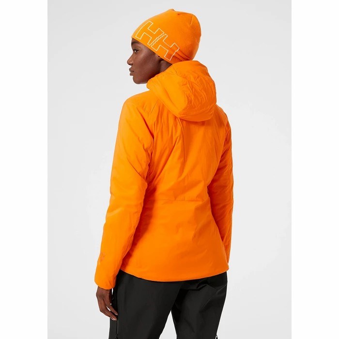 Women's Helly Hansen W Odin Stretch Hooded Outdoor Jackets Orange | 026-ZMQGAI