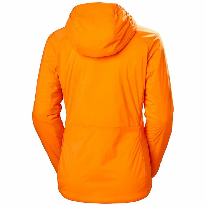 Women's Helly Hansen W Odin Stretch Hooded Outdoor Jackets Orange | 026-ZMQGAI