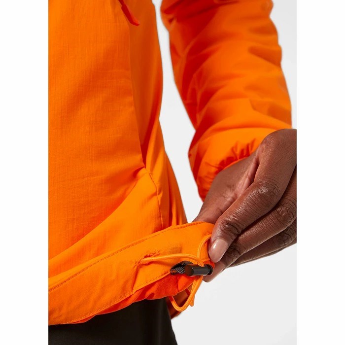 Women's Helly Hansen W Odin Stretch Hooded Outdoor Jackets Orange | 026-ZMQGAI