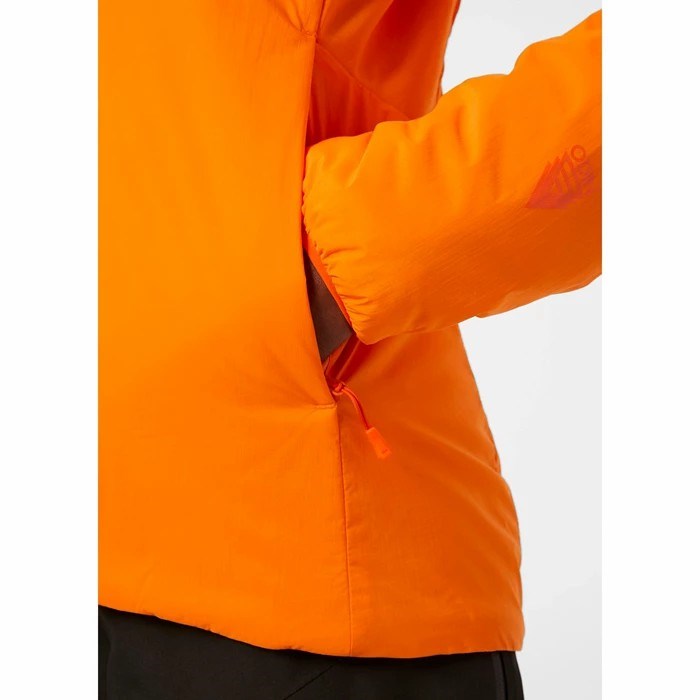 Women's Helly Hansen W Odin Stretch Hooded Outdoor Jackets Orange | 026-ZMQGAI