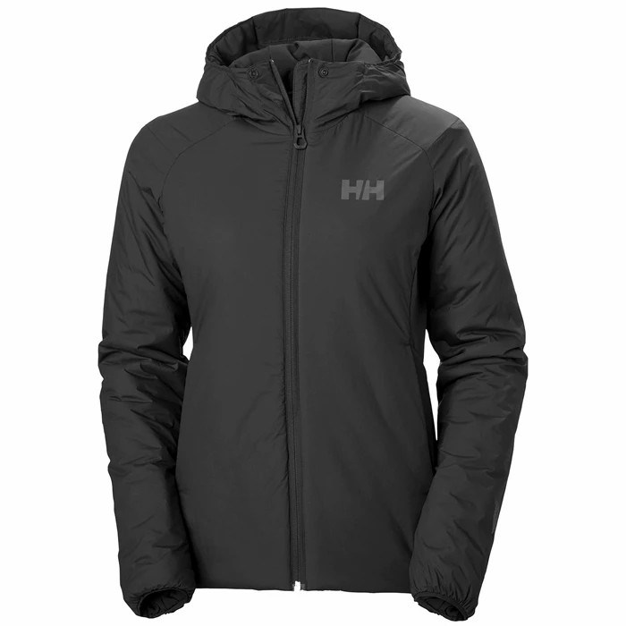 Women's Helly Hansen W Odin Stretch Hooded Ski Jackets Black | 056-CMZSEN