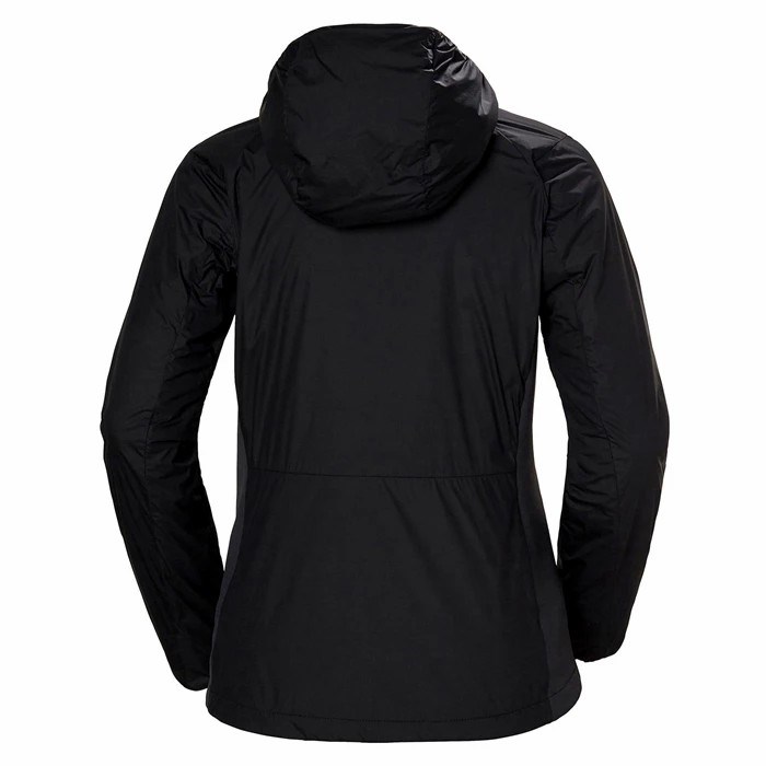 Women's Helly Hansen W Odin Stretch Hooded Light In Midlayer Jackets Black | 109-FRZJYL