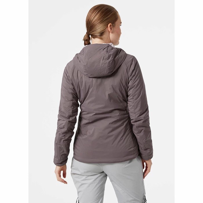 Women's Helly Hansen W Odin Stretch Hooded Ski Jackets Grey | 284-FSMVCW