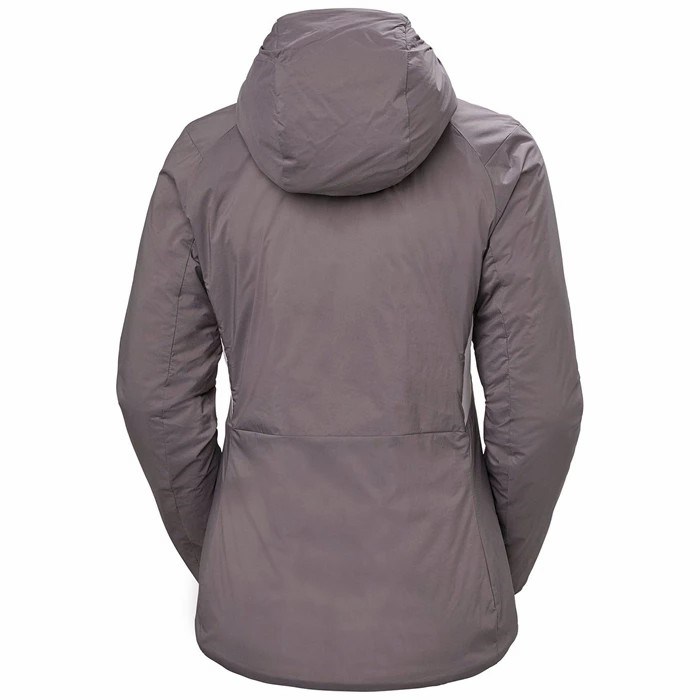 Women's Helly Hansen W Odin Stretch Hooded Ski Jackets Grey | 284-FSMVCW