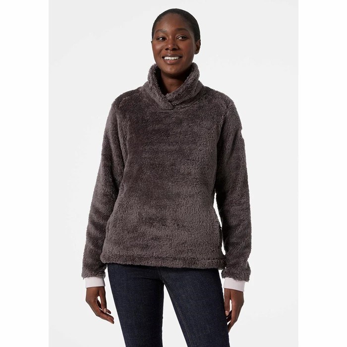 Women's Helly Hansen W Precious Pullover 20 Fleece Sweaters Grey | 147-ZRWIQB