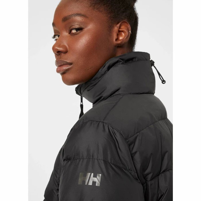 Women's Helly Hansen W Reversible Puffer Winter Jackets Black | 108-WIQOXM