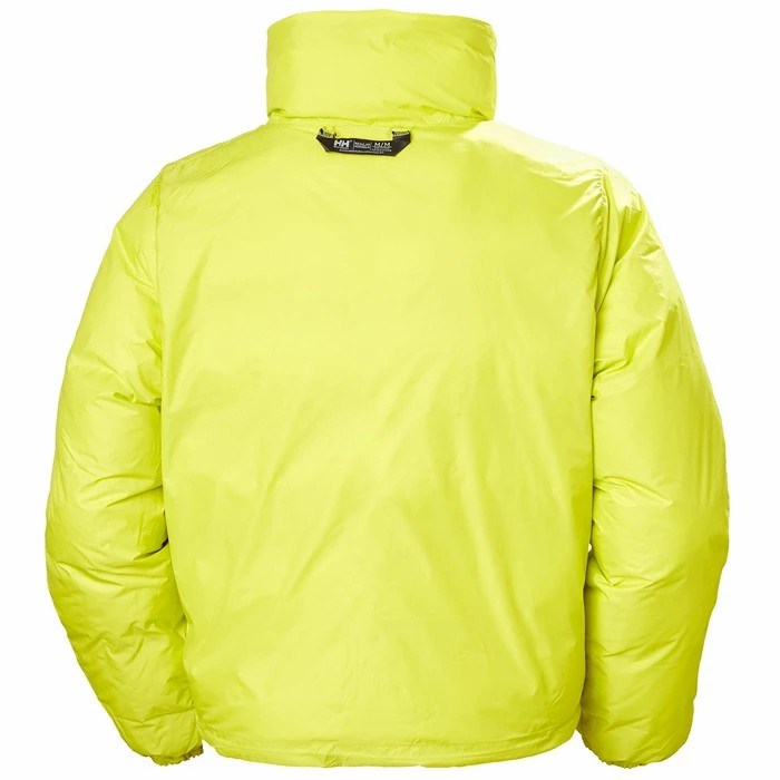 Women's Helly Hansen W Reversible Puffer Winter Jackets Yellow | 570-HYAGVE