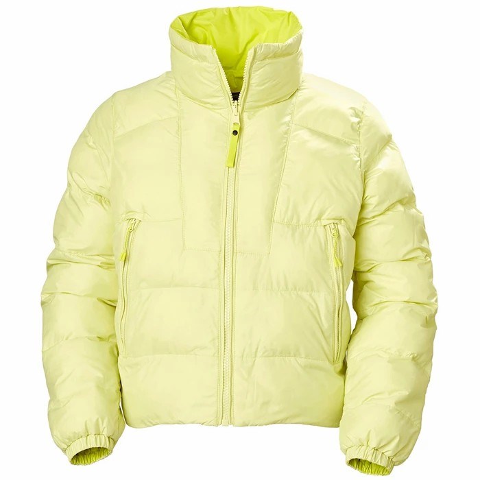 Women\'s Helly Hansen W Reversible Puffer Winter Jackets Yellow | 570-HYAGVE