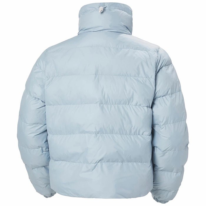 Women's Helly Hansen W Reversible Puffer Winter Jackets Grey / Blue | 631-UBWEZG