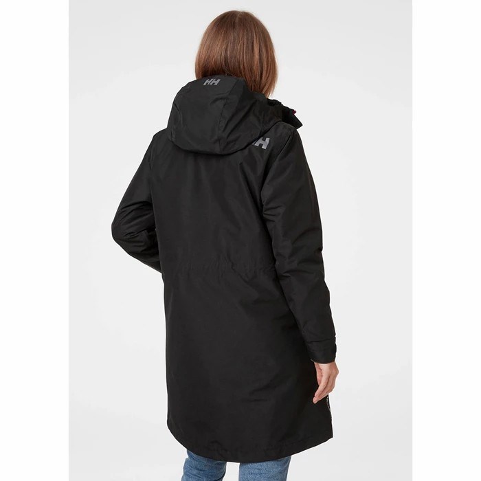 Women's Helly Hansen W Rigging Parka Black | 875-PKSEWQ