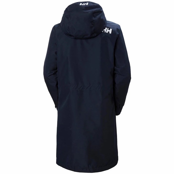 Women's Helly Hansen W Rigging Parka Navy | 761-WUQHED