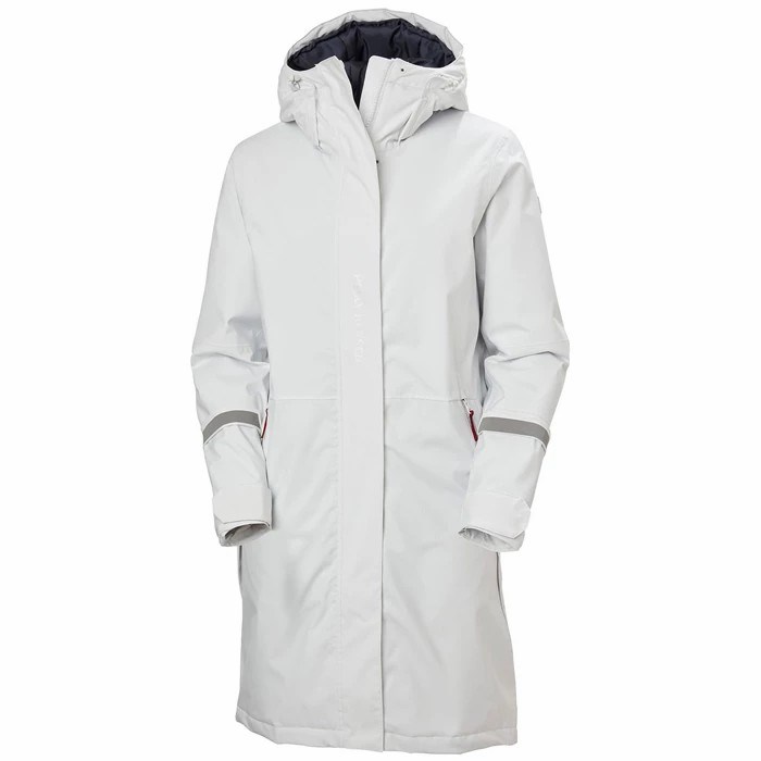 Women's Helly Hansen W Rwb Insulated Transition Parka Grey / Black | 729-BTJWYG