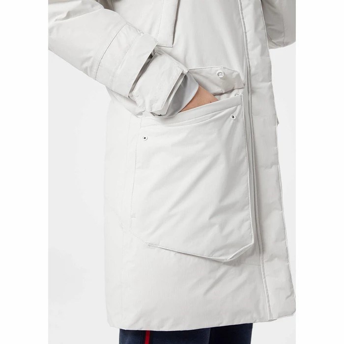 Women's Helly Hansen W Rwb Parka Grey | 830-UWGAOP