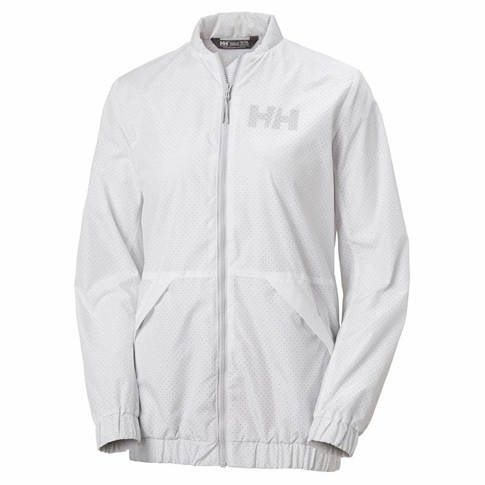 Women\'s Helly Hansen W Scape Long Casual Jackets White | 027-KQAUED