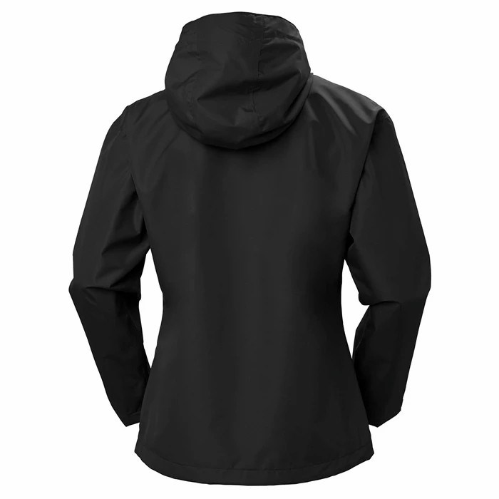 Women's Helly Hansen W Seven J Waterproof Jackets Black | 041-BHRXVF