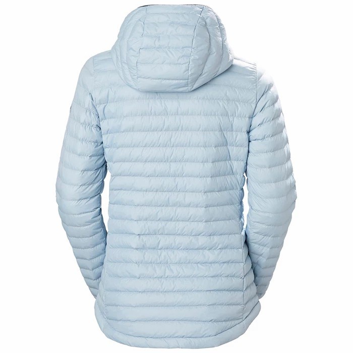 Women's Helly Hansen W Sirdal Hooded Jack Midlayer Jackets Blue / Grey | 871-LTBPVU