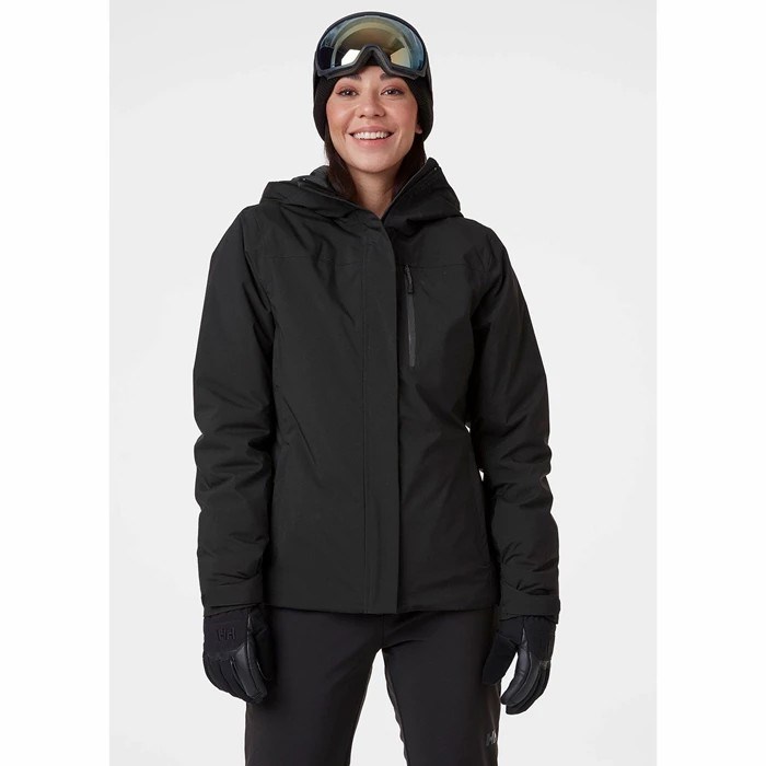 Women's Helly Hansen W Snowplay Ski Jackets Black | 478-PEHIBQ