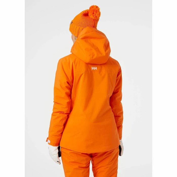 Women's Helly Hansen W Snowstar Mono Material Ski Jackets Orange | 834-NBJYKW