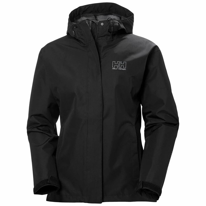 Women\'s Helly Hansen W Stratos Waterproof Jackets Black | 789-NYVGCS