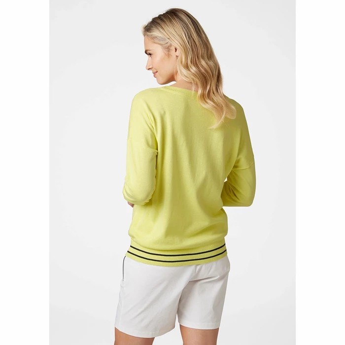 Women's Helly Hansen W Summer Shirts Yellow | 360-BYWVUH