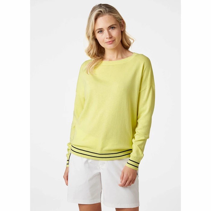 Women's Helly Hansen W Summer Shirts Yellow | 360-BYWVUH