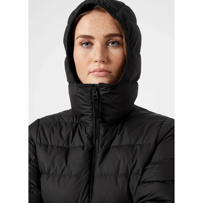 Women's Helly Hansen W Svalbard Winter Jackets Black | 139-JFEKGH