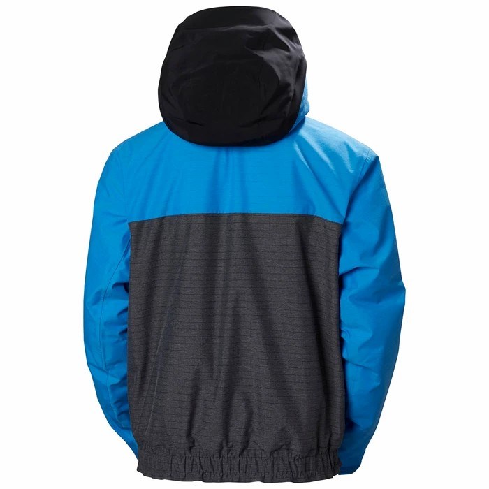 Women's Helly Hansen W Tricolore Insulated Ski Jackets Grey / Blue | 386-DABFCS