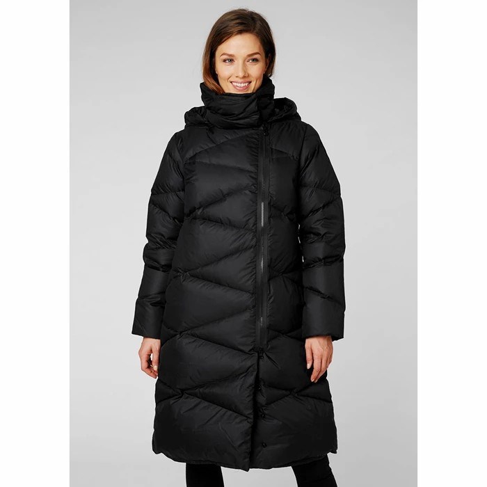 Women's Helly Hansen W Tundra Parka Black | 861-BAJMOI