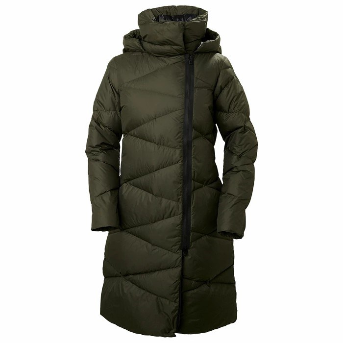 Women\'s Helly Hansen W Tundra Parka Grey / Black | 403-MPHSRC