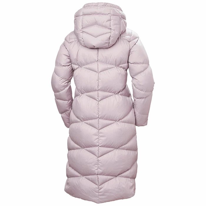 Women's Helly Hansen W Tundra Parka Grey / Purple | 586-RDFVTE