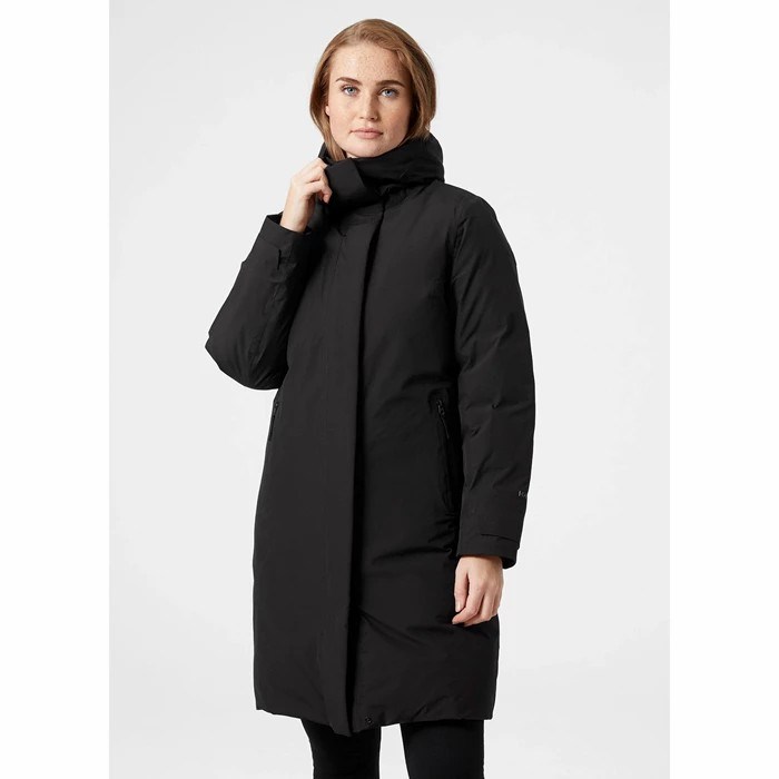 Women's Helly Hansen W Urb Pro Parka Black | 465-OWCZTD