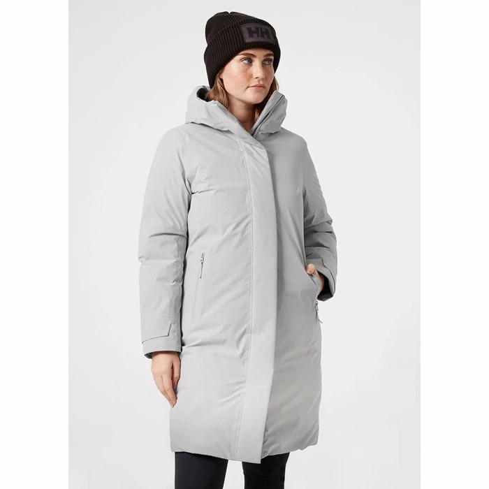 Women's Helly Hansen W Urb Pro Parka Grey | 938-MFVOTP