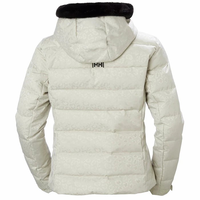 Women's Helly Hansen W Valdisere Puffy Ski Jackets Grey | 364-RGJYCP