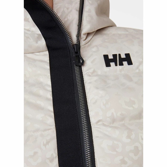 Women's Helly Hansen W Valdisere Puffy Ski Jackets Grey | 364-RGJYCP